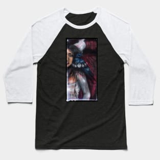 Horned Goddess Baseball T-Shirt